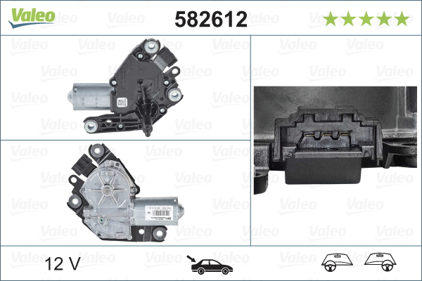 VALEO 582612 Motore tergicristallo